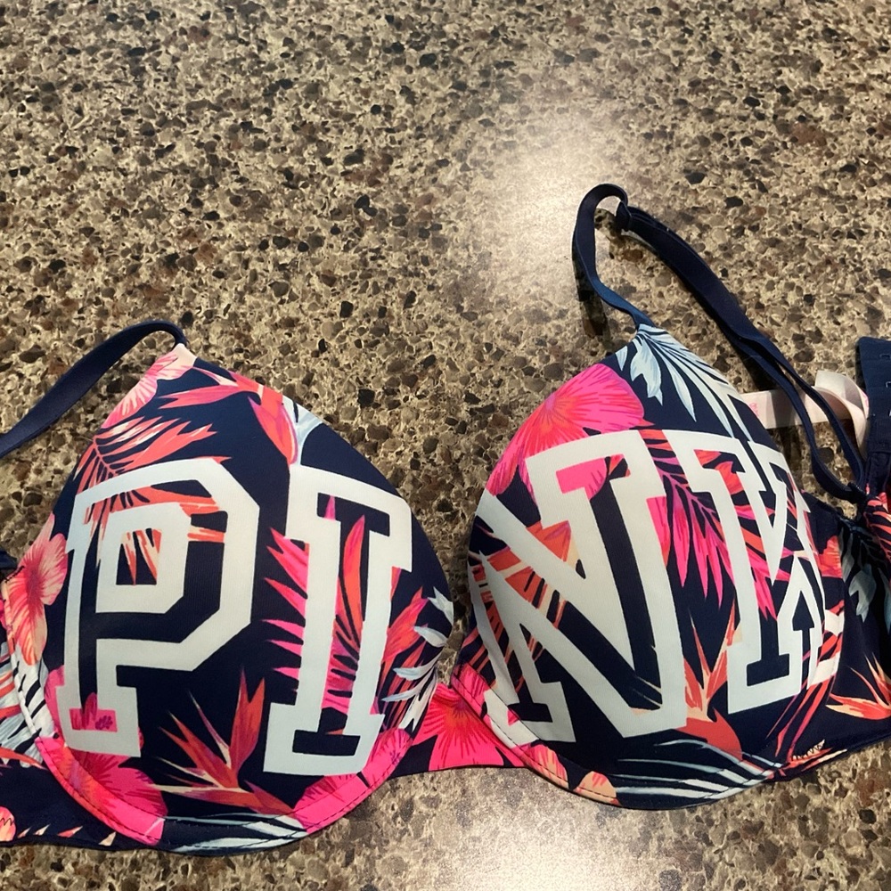 Pink bra